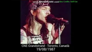 Paradise City 1987 | Guns N' Roses: Live at Toronto 08.19.87