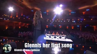 GLENNIS GRACE her first song at AMERCA'S GOT TALENT with RUN TO YOU of Withney Houston