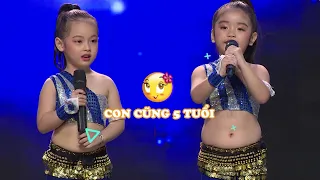 2 EM BÉ 5 TUỔI múa bụng SIÊU DẺO khiến cả khán đài ai cũng TRẦM TRỒ