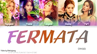 Girls Generation-OH!GG (소녀시대) - Fermata (쉼표) (Color Coded Lyrics Eng/Rom/Han)