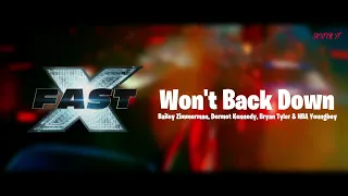 Won't Back Down - Fast X - Music Credits Version Movie 2023 #fastx #vindiesel #paulwalker #brian