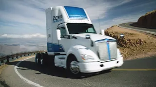 Zero Emissions Kenworth T680 FCEV on the Climb to 14,115-Foot Pikes Peak Summit