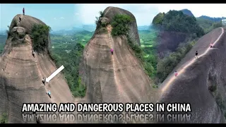 Amazing Place in China | Mountain Like a blade | Dangerous Cliff | Natural Wonders of China