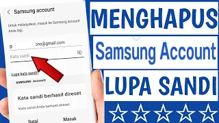 Cara Menghapus Akun Samsung Account Lupa Kata Sandi Tanpa Reset HP