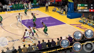 NBA 2K23 Arcade Edition on iPhone 14 Pro Max: Celtics vs Lakers (Ultra High Graphics)