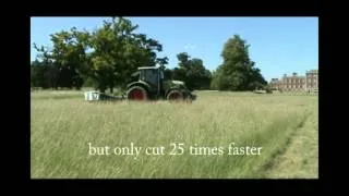 Quarter acre scythe mowing challenge 2011.mpg