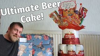 Beer Can and Sweets Cake | Ultimate Beer Cake | Crafty Ellie