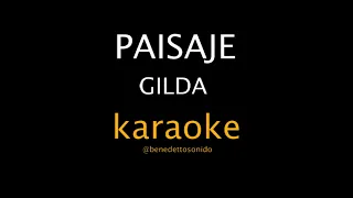 KARAOKE - Paisaje - Gilda