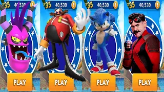 Sonic Dash - Dr Robotnik vs Movie Sonic vs All Bosses Run Gameplay