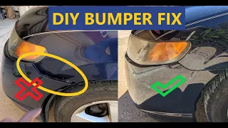 Bumper Cover Quick DIY Fix - Put back your broken bumper