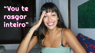 GRINGA REAGINDO A PORTAS DOS FUNDOS "HABLAS ESPAÑOL?" KKKK