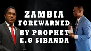 PROPHECY FOR THE NATION OF ZAMBIA | LCDM TV | PROPHET E.G SIBANDA