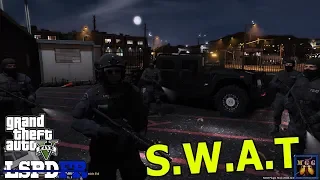 SWAT Night Shift Ghetto Patrol in a Hummer H1 | GTA 5 LSPDFR Episode 367