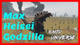 How Strong Is Max Heisei Godzilla In Kaiju Universe