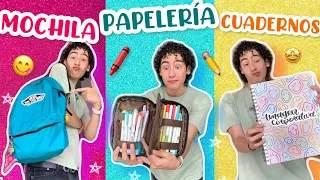 Preparándome para el REGRESO A CLASES 🥲🖍 (Mochila, Papelería, Utiles, Etc) | Leo Study