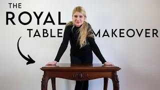 Old French Table ROYAL Makeover