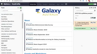 Getting started on Galaxy Australia (Webinar)