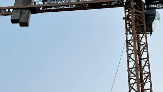 big crane job.!😱😱#viral #shortvideo #shorts #construction #crane #excavator
