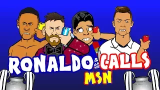 😂📱RONALDO prank calls MSN before the Champions League Final! 📱😂(Parody)