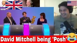 American Reacts 5 Times David Mitchell Comes Across 'Posh'! | Would I Lie to You? Compilation