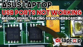 Asus Laptop USB ports not working repair TAGALOG Tutorial