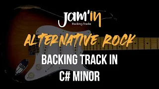 Alternative Rock Guitar Backing Track in C# Minor