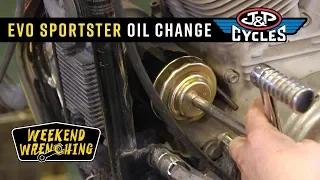 Oil Change : Harley Davidson Evo Sportster