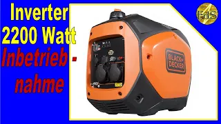 Inbetriebnahme Black + Decker  BXGNi2200E 2200 Watt / Notstromgenerator / EcoFlow Delta Pro Laden !?