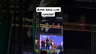 Aima Baig live concert 🖤 #youtubeshorts #ytshorts #aimabaig  #ahmedx