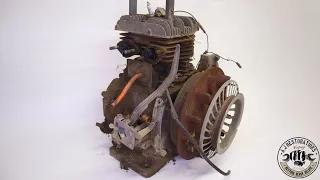 Classic Kawasaki KF100 10hp Generator Engine Restoration