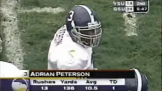 Georgia Southern Football: Adrian Peterson - The Run