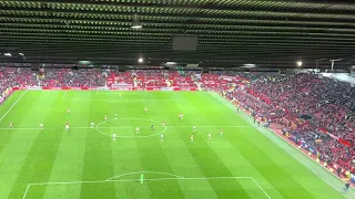 Manchester United -Liverpool 0-5 | United fans singing at full time