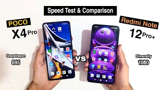 Poco X4 Pro 5G vs Redmi Note 12 Pro Plus 5G Speed Test Comparison | Shocking Result 😱