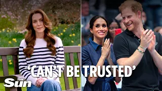 Harry & Meghan were not told about Princess Kate's cancer because royals ‘couldn’t trust them’