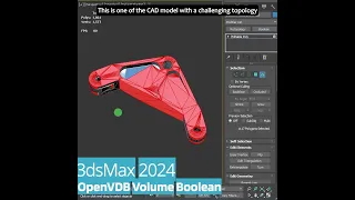 #3dsMax 2024 Boolean - OpenVDB Volume Boolean