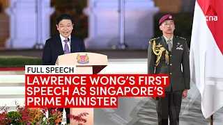 In full: Lawrence Wong’s first speech as Singapore’s Prime Minister at swearing-in ceremony