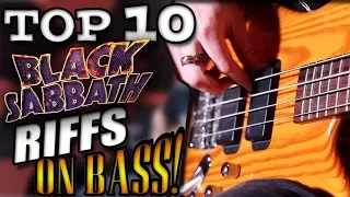 TOP 10 Black Sabbath Riffs On BASS!