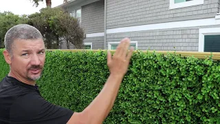 How to Install Artificial Ivy Panels on a Wooden Fence
