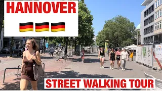 [4K] HANNOVER | Street Walking Tour | Summer 2023 | Germany | 60 fps HDR Video