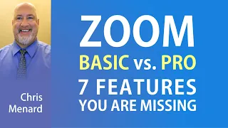 Zoom Basic / Free vs. Pro Account - seven features you are missing