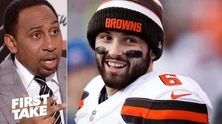 Stephen A: Baker Mayfield mistreated Hue Jackson | First Take