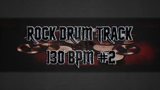 Fun & Simple Rock Drum Track 130 BPM (HQ,HD)