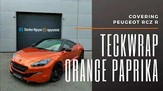 Peugeot RCZ R - Teckwrap Orange Paprika - Total Covering