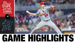 Cardinals vs. Marlins Game Highlights (4/20/22) | MLB Highlights