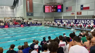 Maximus Williamson destroys Michael Phelps’ 400 IM National Record with a 3:39.83 | 2022 Juniors