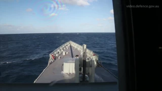 HMAS Newcastle SM2 Firing