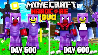 We Survived 600 Days in HARDCORE Minecraft...