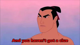 I'll Make A Man Out of You Lyrics - Mulan