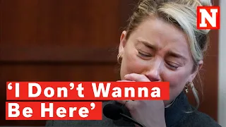 Amber Heard Breaks Down While Testifying: 'I Don't Wanna Be Here'