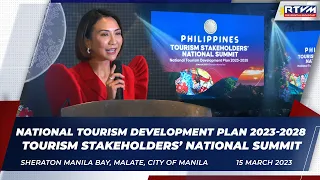 National Tourism Development Plan 2023-2028 Tourism Stakeholders’ National Summit 03/15/2023